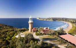 바렌조이 곶(Barranjoey headland), 팜 비치 바렌조이 곶(Barranjoey headland), 팜 비치